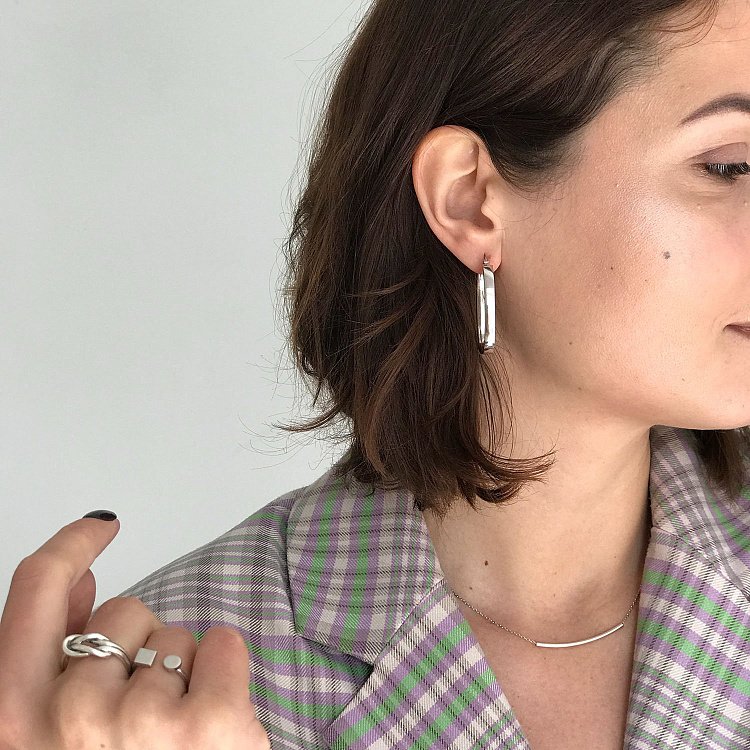 Серебряное кольцо "Узел" 112142 от ювелирного магазина Оникс - 3