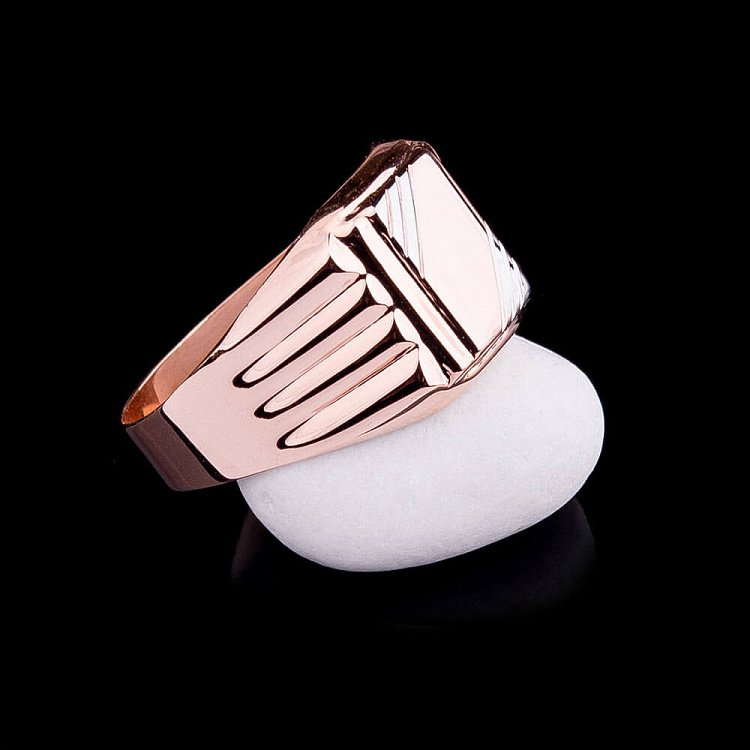 Золота печатка к04372 від ювелірного магазину Онікс - 1