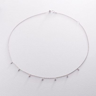 Золотое колье с бриллиантами колб0038ca №2