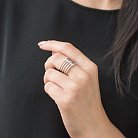 Золотое кольцо с бриллиантами кб0303ca от ювелирного магазина Оникс - 6