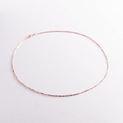 Кольє - ланцюжок у червоному золоті ц00397 №3