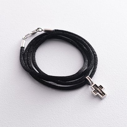 Золотий дитячий хрестик (чорніння) п03210 №2