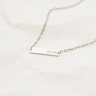 Серебряный браслет "Твоя история" с гравировкой 2075л от ювелирного магазина Оникс - 11