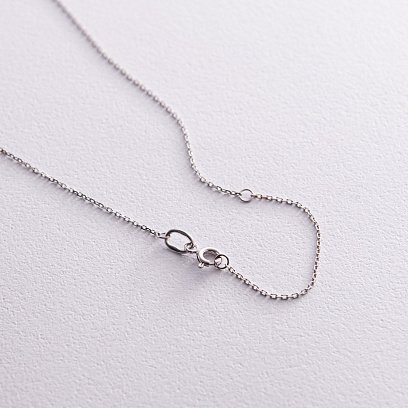 Золотое колье с буквой "S" с бриллиантами 133601121 №10