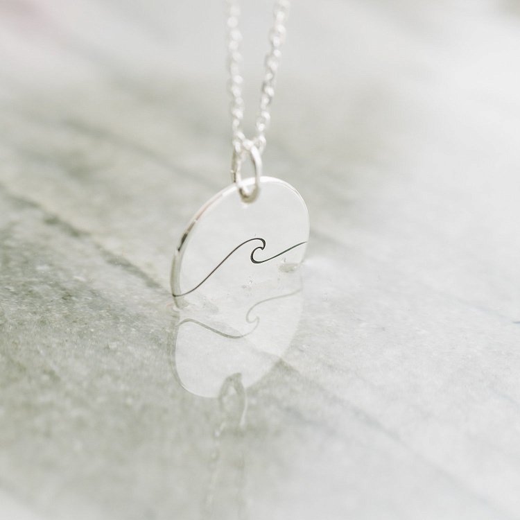 Срібний кулон "Морська хвиля" 132724вол від ювелірного магазину Онікс - 3