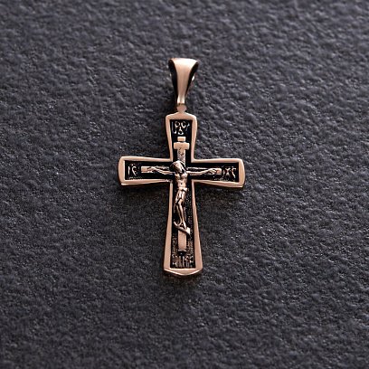 Православный крест (чернение) п01613