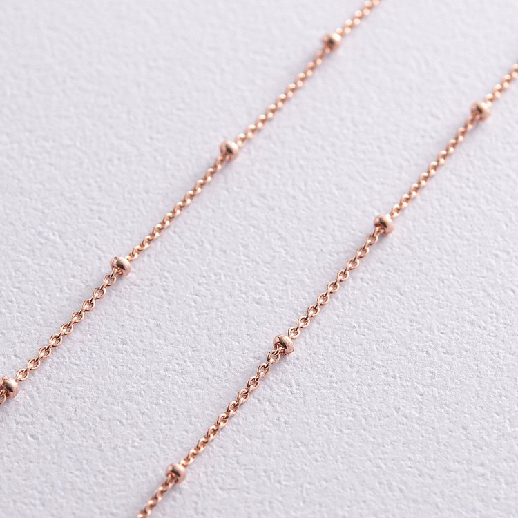 Колье - цепочка "Утонченность" в красном золоте ц00477 от ювелирного магазина Оникс - 1