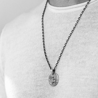 Серебряный кулон "Знак зодиака Стрелец" 133221стрілець №2