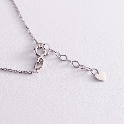 Кольє "Ластівки" в білому золоті кол02020 №6