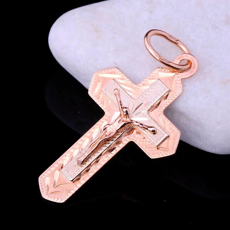 Православный крест п01742 от ювелирного магазина Оникс - 1