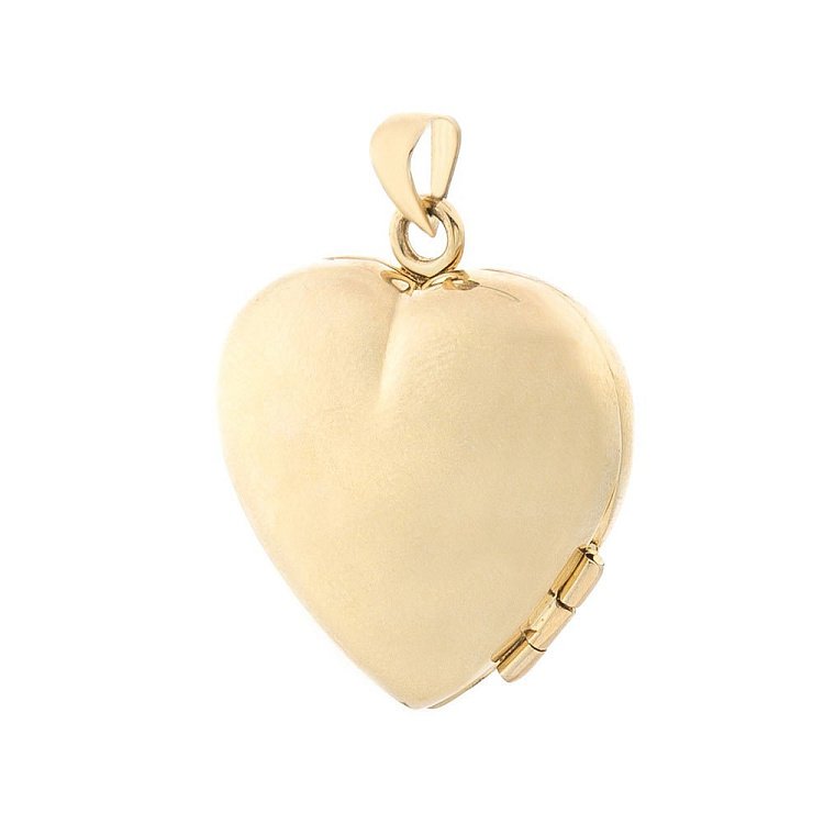 Золотой кулон "Сердечко" для фотографии п02402ж от ювелирного магазина Оникс - 2