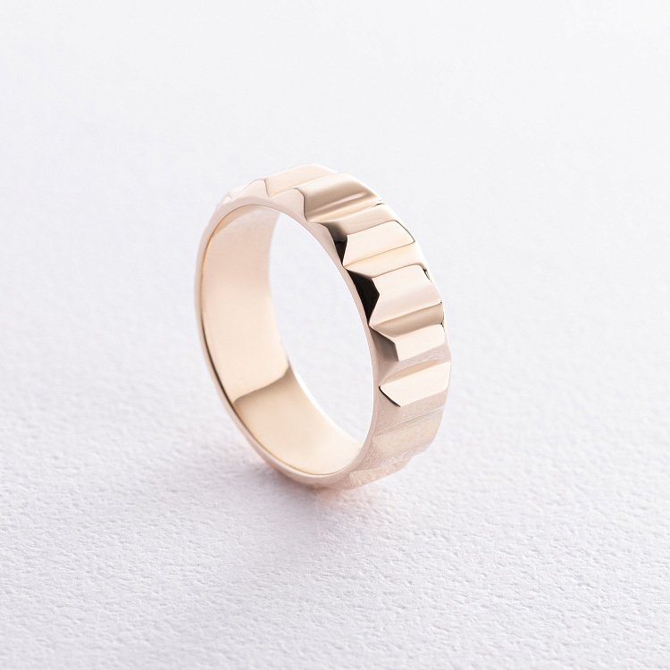 Кольцо "Frederika" в желтом золоте к07584 от ювелирного магазина Оникс