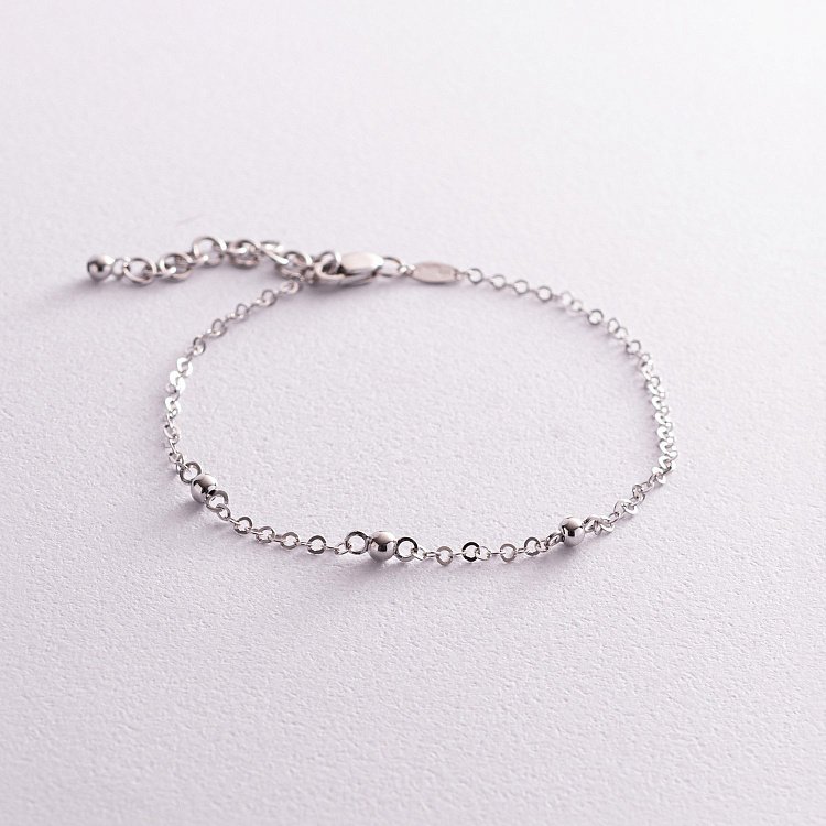 Золотий браслет "Шарики" б04931 від ювелірного магазину Онікс