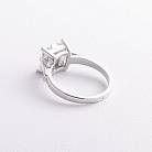 Серебряное кольцо "Irene" с фианитами 112853 от ювелирного магазина Оникс - 1