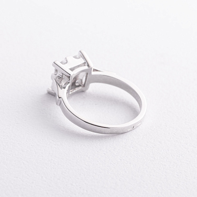 Серебряное кольцо "Irene" с фианитами 112853 №2