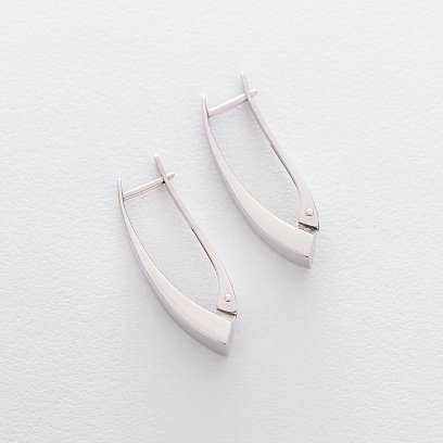 Золоті сережки на англійській застібці с04813