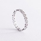 Серебряное кольцо "Звездочки" с фианитами 3896 от ювелирного магазина Оникс - 3
