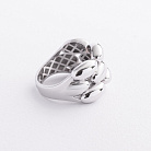 Кольцо "Charlie" в белом золоте к08414 от ювелирного магазина Оникс - 1