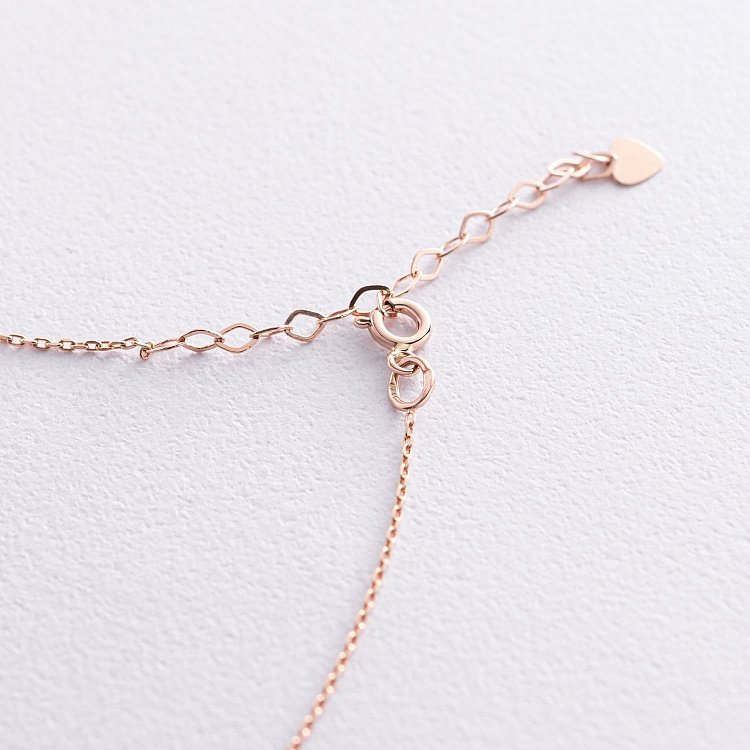 Колье "Кружочки" в красном золоте кол01838 от ювелирного магазина Оникс - 7