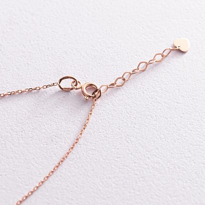 Кольє "Кулька" у ч﻿ервоному золоті (4 мм) кол02124 №3