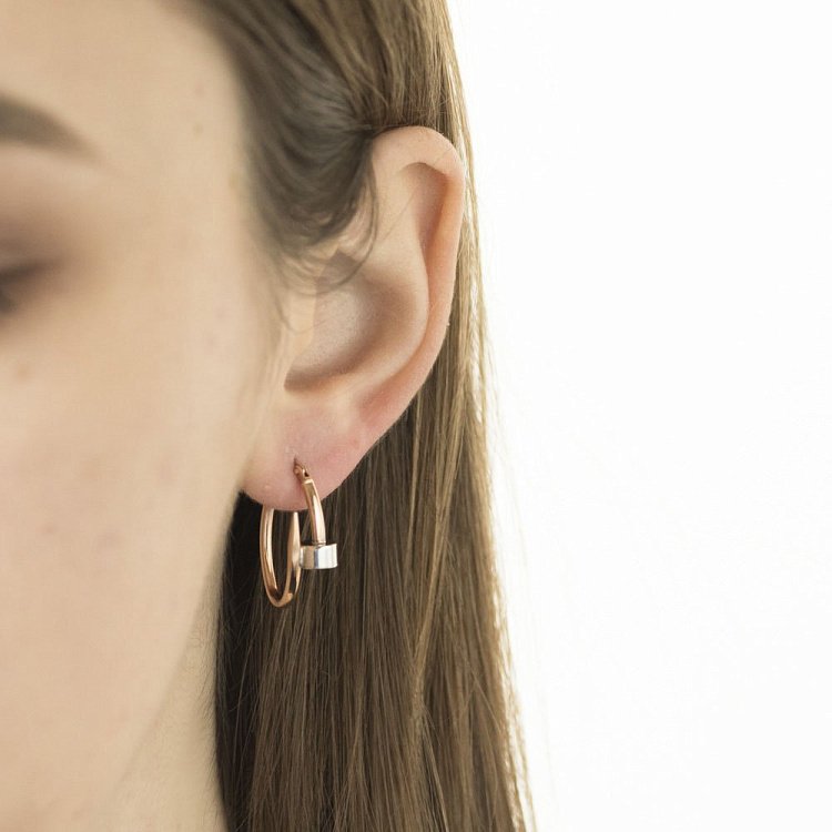 Золотые серьги "Гвоздики" с05658 от ювелирного магазина Оникс - 3