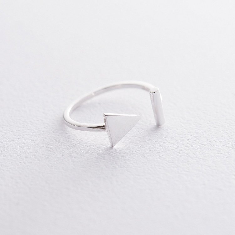 Срібна каблучка Геометрія 112244 від ювелірного магазину Онікс