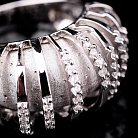 Серебряное кольцо с камнями 11767 от ювелирного магазина Оникс - 1