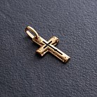 Срібний хрест з позолотою 131745 от ювелирного магазина Оникс - 5