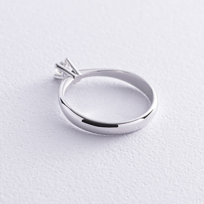 Помолвочное золотое кольцо с бриллиантом 25061121 №5