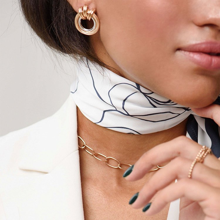 Колье "Свобода" в красном золоте кол01709 от ювелирного магазина Оникс - 6