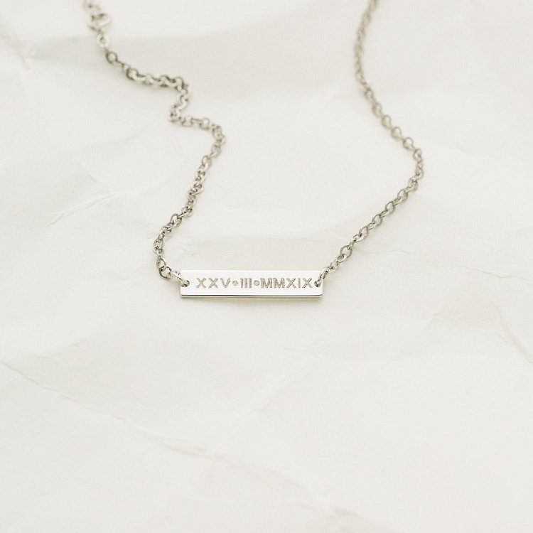 Срібний браслет "Важлива дата" з гравіюванням 2075д від ювелірного магазину Онікс - 6