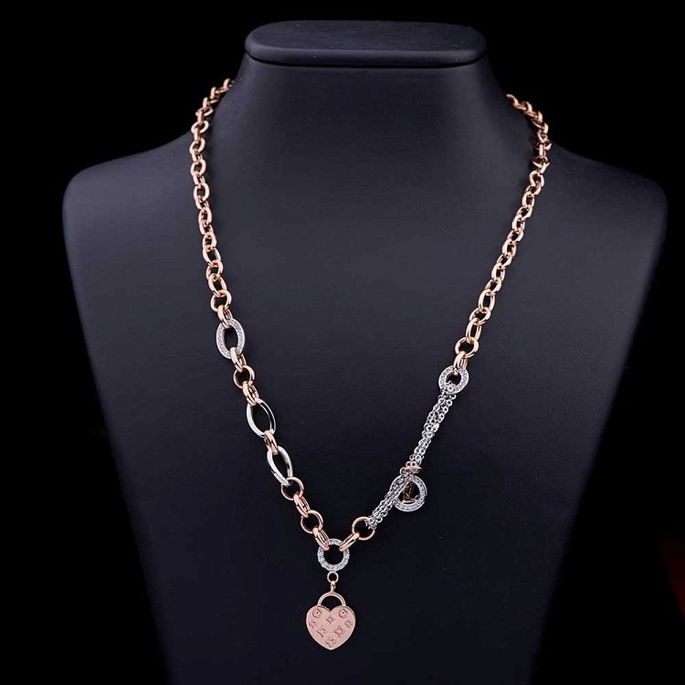 Золотое колье с фианитами кол00879 от ювелирного магазина Оникс