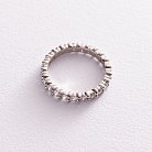 Каблучка з діамантами в білому золоті 101-10130(16.5) от ювелирного магазина Оникс - 1
