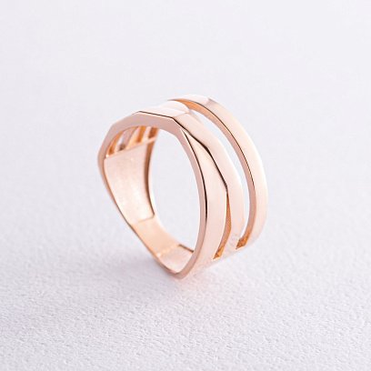 Кольцо в красном золоте к06851