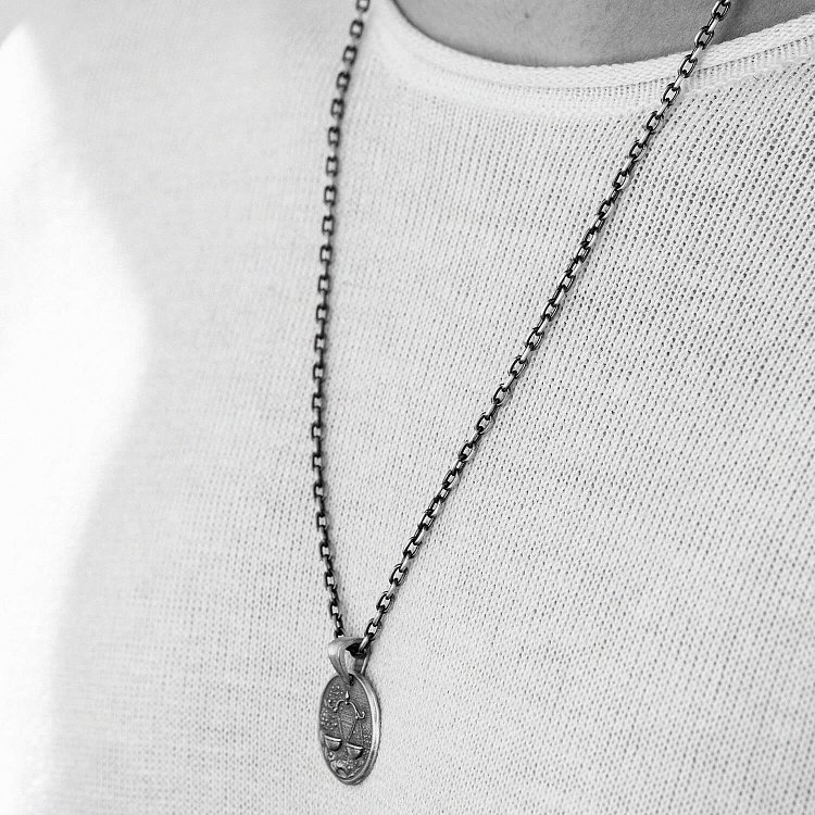 Серебряный кулон "Знак зодиака Весы" 133221терези от ювелирного магазина Оникс - 1