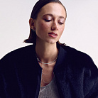 Серебряные серьги - джекеты "Грейс" с фианитами 902-01195 от ювелирного магазина Оникс - 7