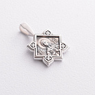 Срібна ладанка "Свята Великомучениця Варвара. Ангел Охоронець" 13511 от ювелирного магазина Оникс