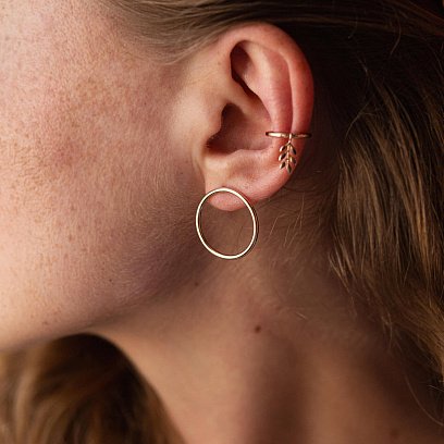 Каффа "Гілочка" у червоному золоті с08039 №2