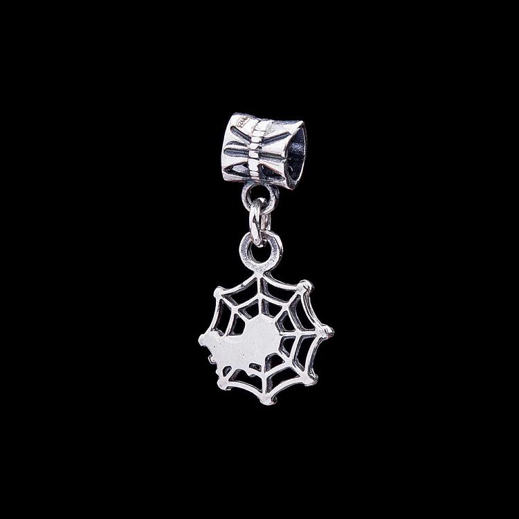 Серебряный шарм "Паутинка" 132173 от ювелирного магазина Оникс - 1