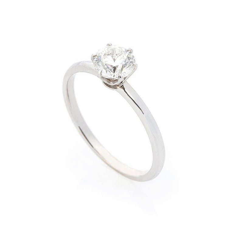 Золотое помолвочное кольцо с бриллиантом zberdh168 от ювелирного магазина Оникс