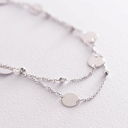 Золоте кольє з монетами кол01786 №6