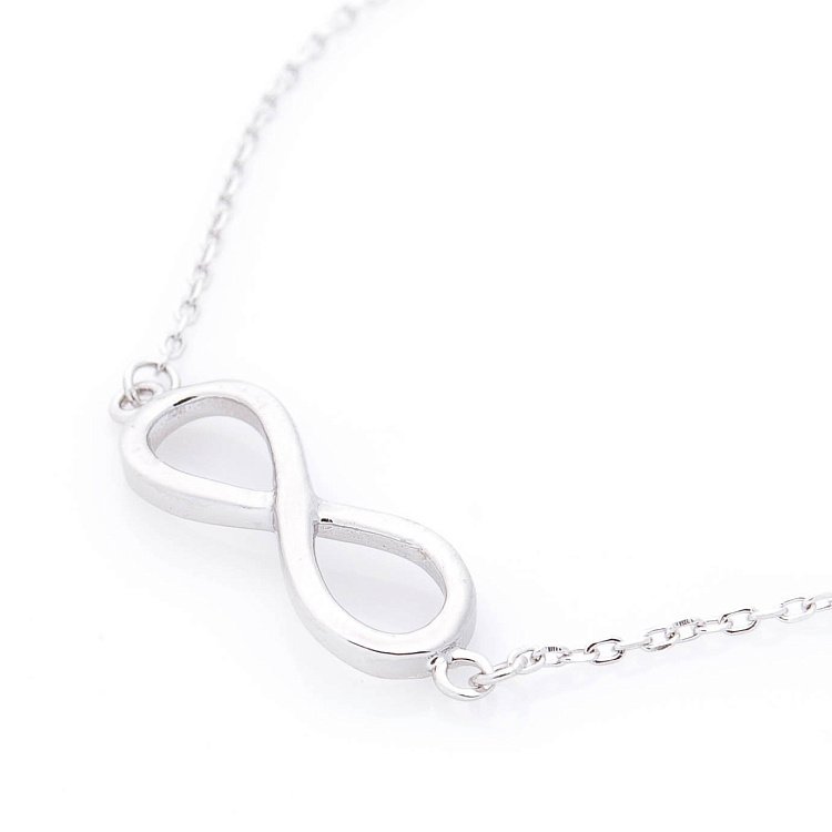 Срібний браслет "Нескінченність" 141267 від ювелірного магазину Онікс - 1