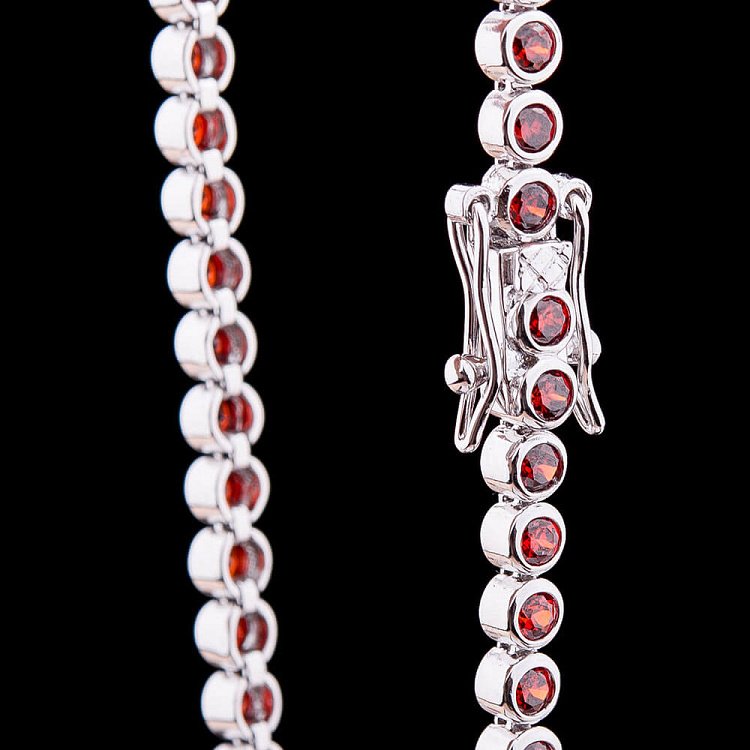 Серебряный браслет с фианитами 14884 от ювелирного магазина Оникс - 3