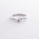 Помолвочное кольцо в белом золоте (бриллианты) JR99569 от ювелирного магазина Оникс