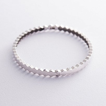 Жорсткий золотий браслет б04082 №3