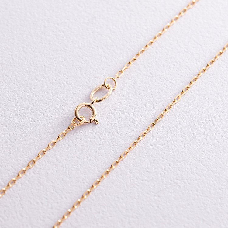 Золотая цепочка Якорное плетение (1 мм) ц00235-1 от ювелирного магазина Оникс
