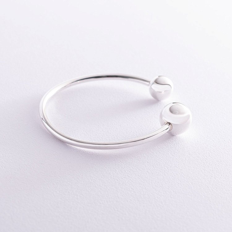 Браслет зі срібла з кульками 141095 від ювелірного магазину Онікс - 2