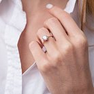 Помолвочное серебряное кольцо (фианит) 11883 от ювелирного магазина Оникс - 1