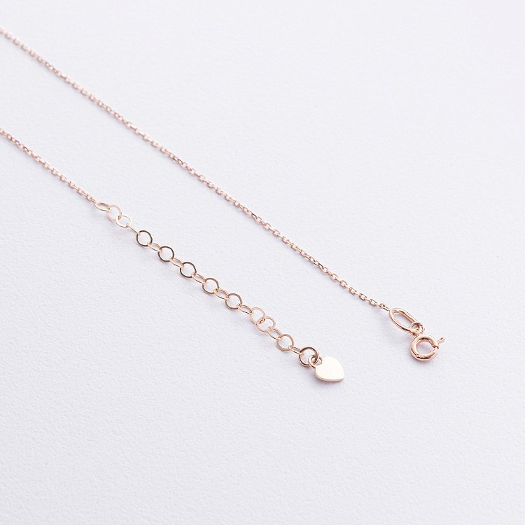 Колье "Клевер" в красном золоте кол02578 от ювелирного магазина Оникс - 3