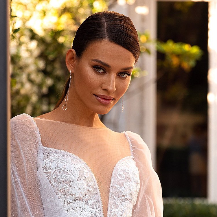 Золоті сережки "Кругообіг на ланцюжку" с07510 від ювелірного магазину Онікс - 5